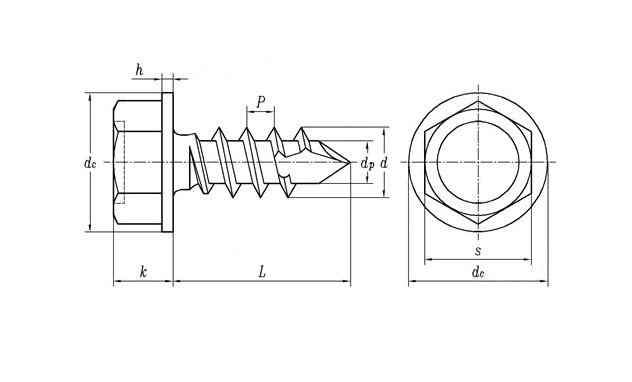 DIN7504K Drawing