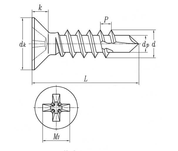 DIN7504P Drawing