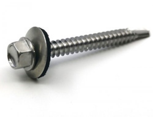 Hex Head Self-Drilling Screw With EPDM Washer