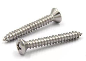 Oval head self tapping screw