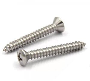 Oval head self tapping screw